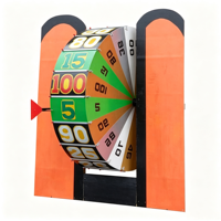 Roue de la Fortune Personnalisée Qinlong pour Diffusion en Direct, Roue de la Fortune à une Roue, Roue de la Fortune à Prix pour Jeux de Carnaval