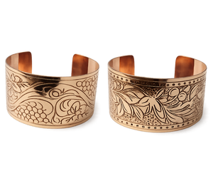 Pulsera de Cobre Unisex Hecha a Mano, Joyería Ayurvédica de Lujo para Hombres y Mujeres, Personalizable, Regalo para el Día de la Madre y Graduación - Product Image 1