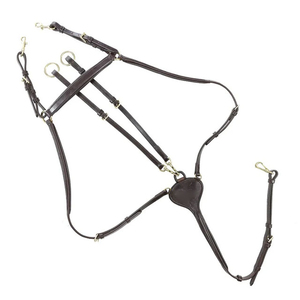 Pectorail en cuir PU fait main réglable pour chevaux – Équipement d'équitation durable pour un maintien équilibré du cheval avec options OEM/ODM - Product Image 3