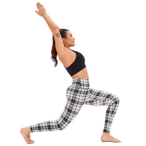 Women High Waist Printed <b>Yoga</b> Leggings Custom Pattern Stretch Fitness Gym Sports Pants - Product Image 5