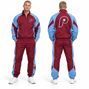 Ensembles coupe-vent décontractés pour hommes, bas coordonnés, style loisirs, tenue de week-end, ensemble de sport, vêtements de loisirs - Product Image 1