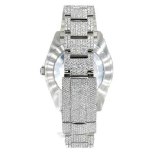 Montre de luxe en quartz et diamants la plus vendue pour hommes, avec grand cadran, idéale pour les réunions d'affaires. Disponible dans le monde entier. - Product Image 2