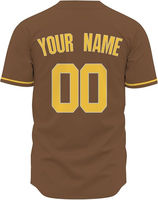 Nouveau Maillot de Baseball Vierge à Manches Courtes pour la Vente en Gros, Uniforme de Baseball Personnalisable par Sublimation, Unisexe, Vêtement de Sport à Boutons Respirant
