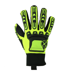 TPR Impact <b>Gloves</b> Shock Resistant <b>Knuckle</b> Protection Anti-Slip Safety Work <b>Gloves</b> for Outdoor OEM Supply - Product Image 3