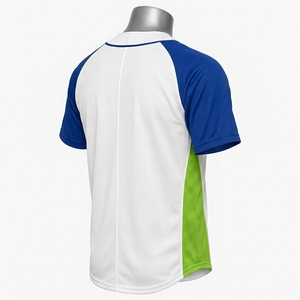 เสื้อเบสบอลพรีเมียม ชุดกีฬาทีม ผ้าโพลีเอสเตอร์ระบายอากาศ ซับเหงื่อ แห้งเร็ว ทรงพอดีตัว - Product Image 4