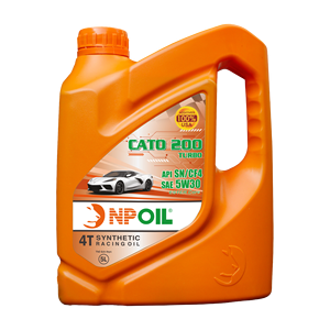 น้ำมันเครื่องยนต์รถยนต์ NPOIL CATO 200 TURBO 5W30 4ลิตร 5ลิตร 6ลิตร น้ำมันเครื่องสังเคราะห์คุณภาพสูงจากเวียดนาม - Product Image 2