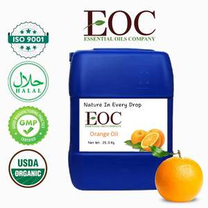 Aceite Esencial de Naranja Dulce 100% Puro, Prensado en Frío, Aceite de Citrus Sinensis, Fragancia, Grado Cosmético, Aceite de Naranja Natural a Granel - Product Image 1