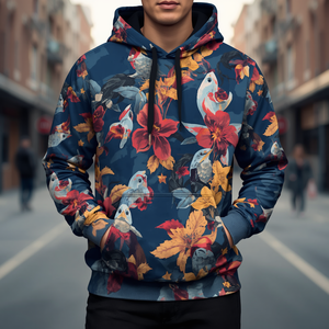 เสื้อฮู้ดกันน้ำแบบสวมหัว ทรงปกติ น้ำหนัก 370 กรัม ผลิตจากผ้าโพลีเอสเตอร์/ไนลอนผสมขนแกะ เหมาะสำหรับฤดูหนาว ให้ความอบอุ่น เป็นมิตรต่อสิ่งแวดล้อม พร้อมปักโลโก้ตามสั่ง - Product Image 1