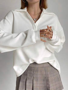 เสื้อสเวตเชิ้ตครอปปักลายคุณภาพสูงแฟชั่นทันสมัยสำหรับออกกำลังกาย เสื้อผ้ากีฬาผู้หญิง - Product Image 6