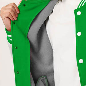 Chaquetas Varsity de Moda Urbana para Hombre Innovears, Secado Rápido, Ecológicas, Antibacterianas, Cortavientos, Forro Polar, Logotipo Personalizado OEM - Product Image 6