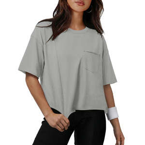 Camiseta Deportiva de Golf para Mujer con Logotipo Personalizado Serigrafiado, Camiseta Corta de Alta Calidad 100% Algodón, la Mejor Camiseta para Mujer - Product Image 4