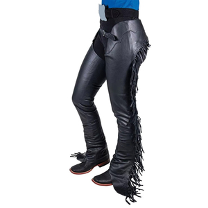 2026 Customized Logo Printing Light Weight <b>Men</b> Horse Riding <b>Chaps</b> / Premium Quality Reasonable Price Wholesale <b>Leather</b> <b>Chaps</b> - Product Image 4