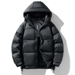 Veste matelassée pour homme de haute qualité, personnalisée, couleur unie, à capuche, pour l'hiver, usage extérieur, best-seller - Product Image 3