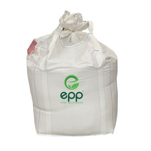 Vietnam's Hot Sale High Quality 1 <b>Ton</b> Tote <b>Bags</b> Tubular Big <b>Bag</b> 4 Loops 1000kg Bulk <b>Bags</b> Customized Top Bottom Made PP Plastic - Product Image 1