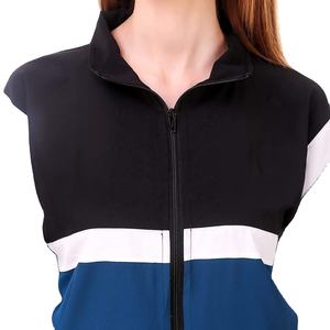 Chándal de rayas de béisbol personalizado para mujer, ecológico, entrega rápida, venta al por mayor, ropa de calle caliente, moda - Product Image 5