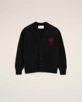 Pull en laine épais noir à col rond pour homme, coupe oversize, avec logo cœur brodé, style décontracté, hiver, ODM