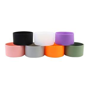 Protective Rubberized Base Skin Non Marking Flexible Silicone Cover For Glass <b>Water</b> Jugs And Insulated <b>Containers</b> - Product Image 6