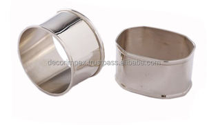 Support pour les fêtes Stockage Caractéristique Porte-serviette rond en aluminium personnalisé pour fête et mariage Décoration de table Hôtels - Product Image 5