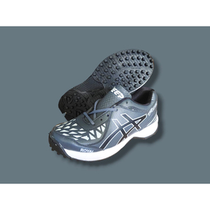 รองเท้าคริกเก็ตแบบมีปุ่มโลหะเย็บสองชั้น HIT ZONE ระดับมืออาชีพ คุณภาพสูง สำหรับการแข่งขันและการฝึกซ้อม - Product Image 2