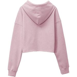 Meilleur prix, bonne qualité, design professionnel, prix ajustable, crop top à capuche pour femmes, sweats à capuche pour femmes, sweats à capuche pour femmes avec logo personnalisé - Product Image 3