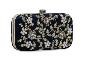 กระเป๋าคลัทช์ปักลายดีไซน์เนอร์ ราคาถูก ทำมือ กระเป๋าถือสำหรับผู้หญิง เหมาะสำหรับงานแต่งงาน งานปาร์ตี้ และงานเทศกาล - Product Image 3