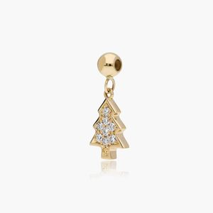 Colgante de Árbol de Navidad con Diamante Cultivado en Laboratorio, Oro Blanco de 14K con Baño de Rodio, Corte Brillante, Certificado IGI, Joyería de Lujo para Mujer, Regalo - Product Image 6