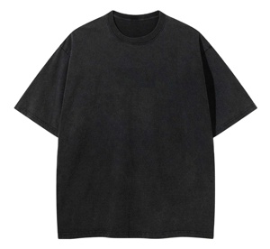 เสื้อยืดพิมพ์ลายสกรีน200 GSM heavyweight ผ้าฝ้าย100% ที่มีโลโก้ขนาดใหญ่สำหรับผู้ชายผู้หญิงเด็ก - Product Image 6