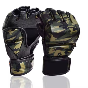 Guantes de MMA de Diseño Nuevo Personalizados, Agarre de Cuero de Alta Calidad, Cierre de Gancho y Bucle, Ligeros, Transpirables y Antideslizantes - Product Image 1