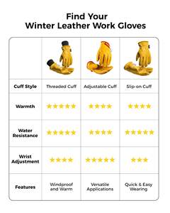 Guantes de Motocicleta Universales de Cuero para Invierno HIKE IMPEX, Antideslizantes, Transpirables, con Pantalla Táctil, para Uso Diario, para Hombres y Mujeres - Product Image 6