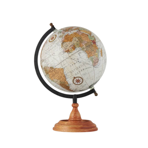Premium World <b>Desk</b> Globe Wood Iron Plastic | Vintage Decorative Globe for Office <b>Desk</b>, <b>Study</b> Table & Home Decoration Gift - Product Image 1