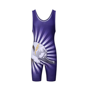 Trajes de Lucha Libre Personalizados para Hombre, Económicos, con Impresión por Transferencia de Calor, de Alta Calidad, Secado Rápido y Transpirables - Product Image 5