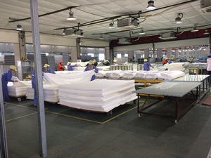 Parures de draps rayées en <span class=keywords><strong>lin</strong></span>, housses de <span class=keywords><strong>couette</strong></span> et couvertures de lit en gros, ensemble de literie de luxe 100% coton, taille King, en coton et polyester - Product Image 6