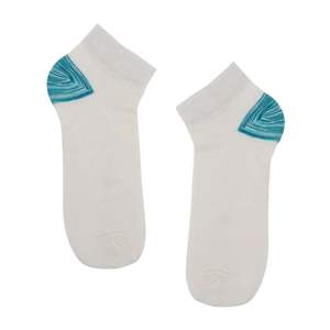 Paire de chaussettes courtes bleu clair mélangé en coton biologique durable, résistantes aux odeurs, douces au toucher, pour l'été et le quotidien - Product Image 6