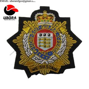 Insigne brodé à la main insigne de blazer du corps de logistique royale insigne de blazer rlc - Product Image 1