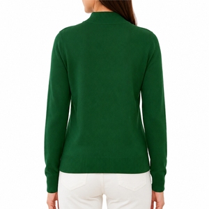 Women High Neck Knitted Sweater Long Sleeve Knitwear Soft Touch Daily Wear Comfortable Fit Ladies Winter Pullover Sweater - Product Image 2