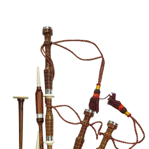 NAQQASH SPORTS Bagpipes en bois de rose WA-001 Clé Sib Finition polie Instrument de pratique et de performance pour enfants et adultes - Product Image 2