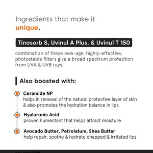 Baume à lèvres minimaliste SPF 30 avec acide hyaluronique |   Protection et soin des lèvres |   Pour femmes et hommes |   8g - Product Image 3