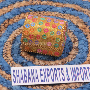 Caja de Joyería Decorativa Hecha a Mano, Decoración India para el Hogar, Caja para Anillos, Aretes, Collares, Caja para Guardar Objetos Pequeños, Mini Pastillero - Product Image 5