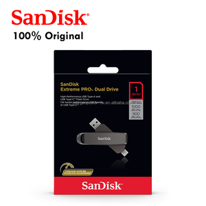100% Ban Đầu Sandisk Cực <span class=keywords><strong>Pro</strong></span> Loại A Và <span class=keywords><strong>USB</strong></span> Loại C Flash Ổ Đĩa Kép SDDDE1-1T00-G46 - Product Image 1