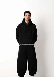 เสื้อฮู้ดผ้าคอตตอนขนแกะแบบหนา - Product Image 4