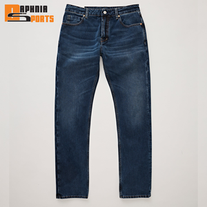 Nouveau style de jeans en denim délavé à la mode pour hommes, fabricant OEM, coupe slim, sur mesure, pantalon en denim pour hommes - Product Image 4