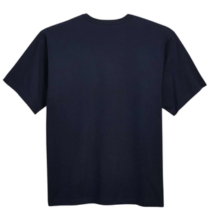 เสื้อยืดผู้ชายทรงหลวม สีกรมท่า ผ้าฝ้ายพรีเมียม คอกลม แขนสั้น สไตล์ลำลอง โอเวอร์ไซส์ ใส่สบาย ใส่ได้ทุกวัน สตรีทแวร์ - Product Image 2