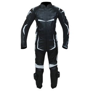 Combinaison de moto en cuir unisexe de haute qualité, respirante, hiver, manches longues, équipement de moto personnalisable, tenue de course deux pièces - Product Image 2