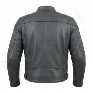 Chaqueta de Motociclista de Cuero Genuino para Hombre de la Mejor Calidad, Nueva Colección de Invierno, Chaquetas de Motocicleta con Protecciones Desmontables Personalizadas - Product Image 2