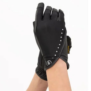 Horse Riding <b>Gloves</b> Ladies Fabric Leather Equestrian Custom Logo Horse Riding <b>Glove</b> for Good Quality <b>Driving</b> <b>Gloves</b> - Product Image 3