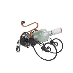 Support à Bouteilles en Métal Fait Main de Qualité Supérieure, Présentoir à Vin Élégant pour Bar à Domicile, Support Décoratif pour Bouteilles de Vin - Product Image 6