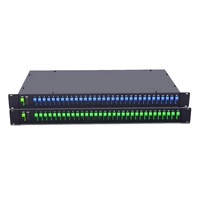 Répartiteur PLC à montage en rack OEM ODM SC Simplex/duplex 1U LC Type rack Fibre optique Panneau de brassage