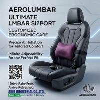 Bantal Penyangga Pinggang Tiup Buatan Taiwan, Pompa Udara Ergonomis untuk Kursi Mobil, Kursi Kantor, Bantal Sandaran, Pemasok Pabrik OEM ODM