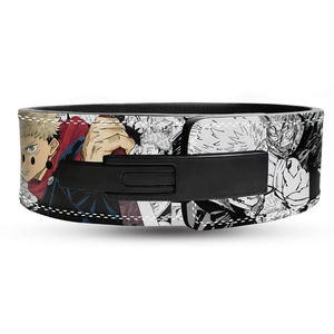 Cinturón de Levantamiento de Pesas Profesional de Alta Calidad Yuji Itadori, Ajustable, Transpirable, Antideslizante, de 10 mm, Unisex, de Cuero Vacuno, con Diseño de Anime - Product Image 2