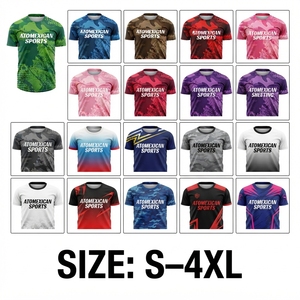 Vêtements de sport personnalisés, t-shirt en polyester sublimé, maillot d'équipe athlétique, t-shirt d'entraînement performant, vente en gros OEM ODM - Product Image 5